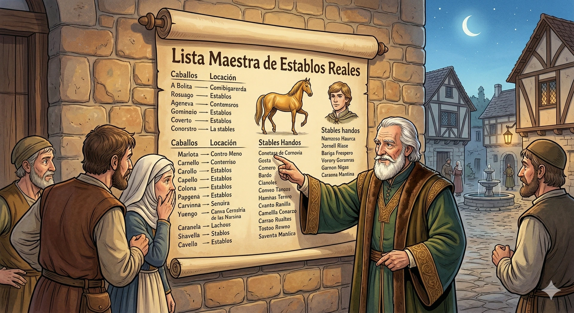 Un pergamino con la lista de mensajeros autorizados, representando el protocolo SPF.